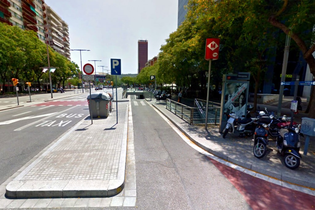 Reserva online plaza de parking en la calle Tarragona en Barcelona
