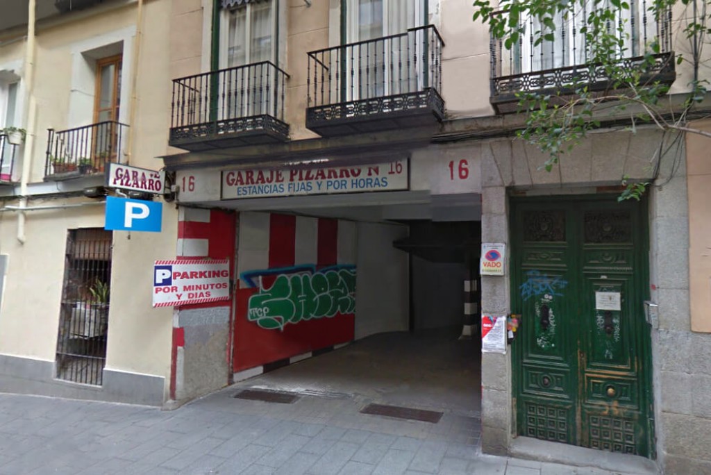 Garaje en la calle Pizarro Madrid