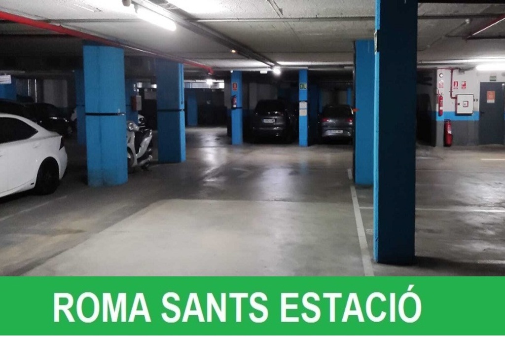 Parking Roma Sants Estació - Interior plazas aparcamiento