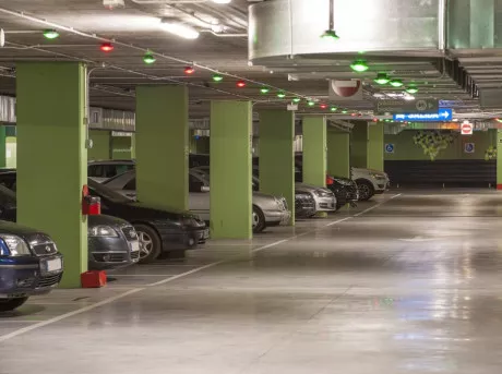 Interior del parking
