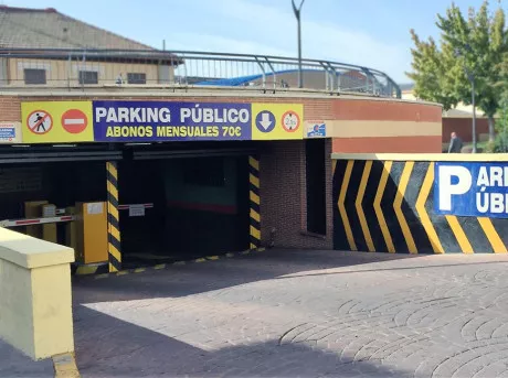 entrada Getafe parking