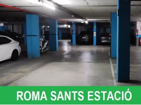 Parking Roma Sants Estació - Interior plazas aparcamiento