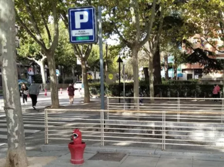Parking Ayuntamiento de Logroño accesos